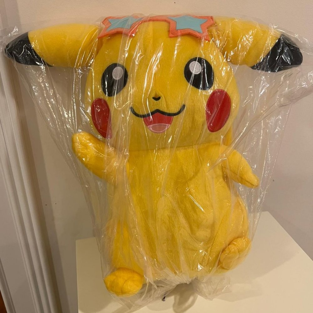 Pikachu Big Plush Star Sunglasses Version